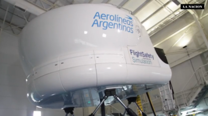 El simulador de vuelo del Cefepra