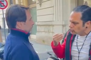 El sindicalista Marcelo Peretta le exigió a Feinmann: "quiero que me digas por qué soy un garca, un chanta"