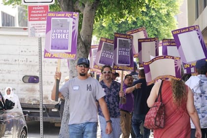 El sindicato de trabajadores dijo que sus agremiados se manifiestan por prácticas laborales injustas