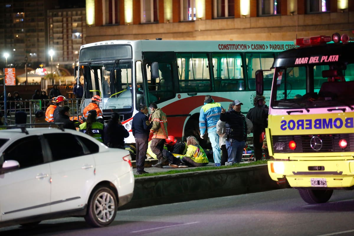 El siniestro ocurrió poco después de las 19, a metros del Casino Central