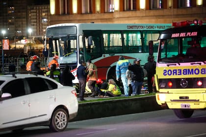 El siniestro ocurrió poco después de las 19, a metros del Casino Central