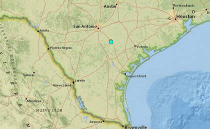 El sismo más fuerte de las últimas horas en Estados Unidos tuvo epicentro al sur de San Antonio, Texas