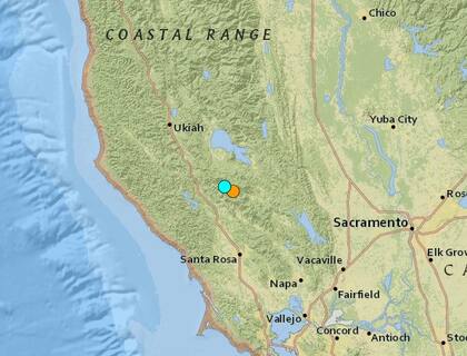 El sismo más fuerte de las últimas horas en territorio continental de Estados Unidos ocurrió cerca de la localidad de The Geysers, California