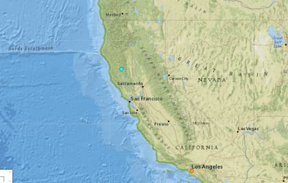 El sismo más fuerte en EE.UU. en las últimas horas tuvo epicentro al norte de California