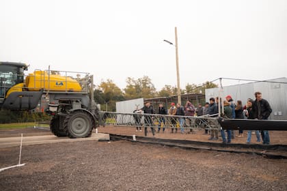 El sistema busca evitar que los efluentes con fitosanitarios contaminen el suelo y el agua subterránea