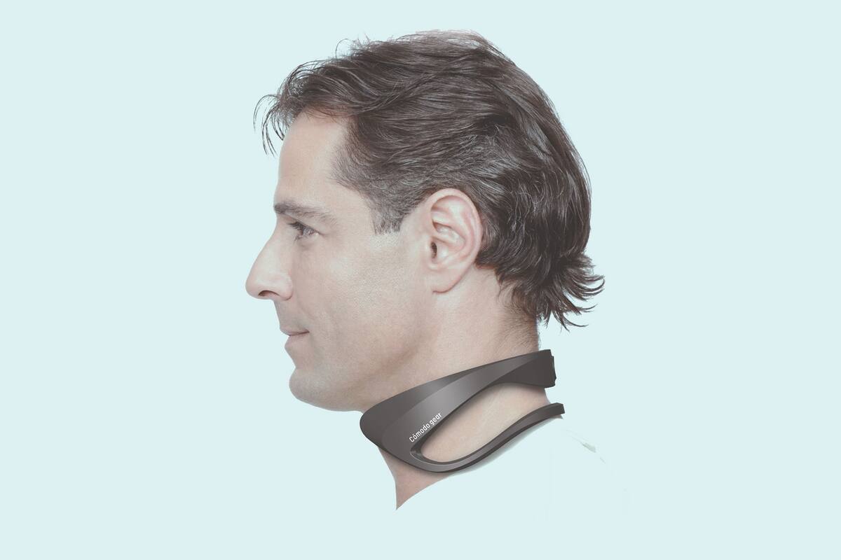 El sistema Cómodo Gear de Fujitsu ofrece enfriar la arteria carótida para reducir la temperatura corporal de las personas que trabajan en entornos calurosos al aire libre