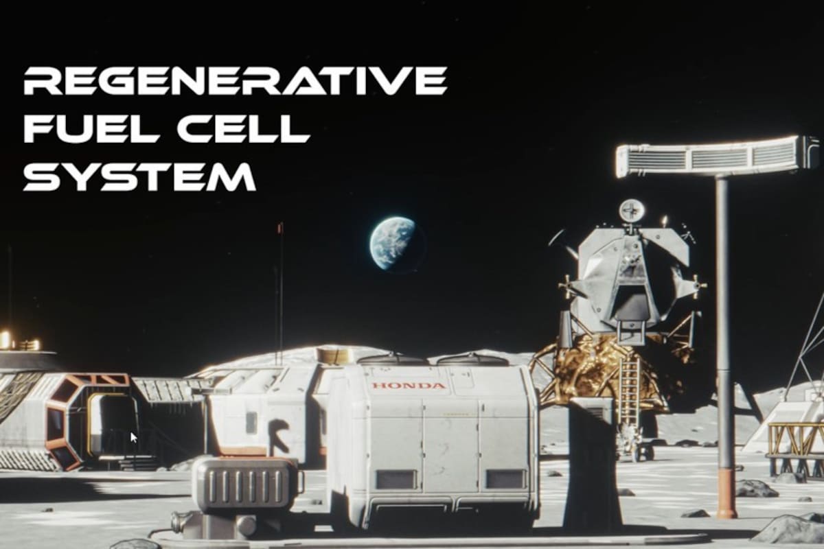 El sistema de celdas de combustible regenerativas de Honda, un ambicioso proyecto en la Luna