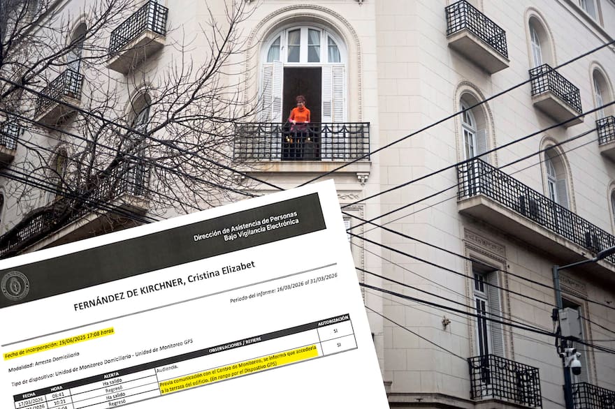 El monitoreo a Cristina Kirchner no puede distinguir movimientos dentro del edificio El monitoreo a Cristina Kirchner no puede distinguir movimientos dentro del edificio