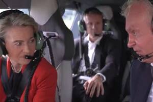 El sistema de navegación del avión que transportaba a Ursula von der Leyen experimentó una seria interferencia mientras sobrevolaba Bulgaria (Fuente: X @vonderleyen)
