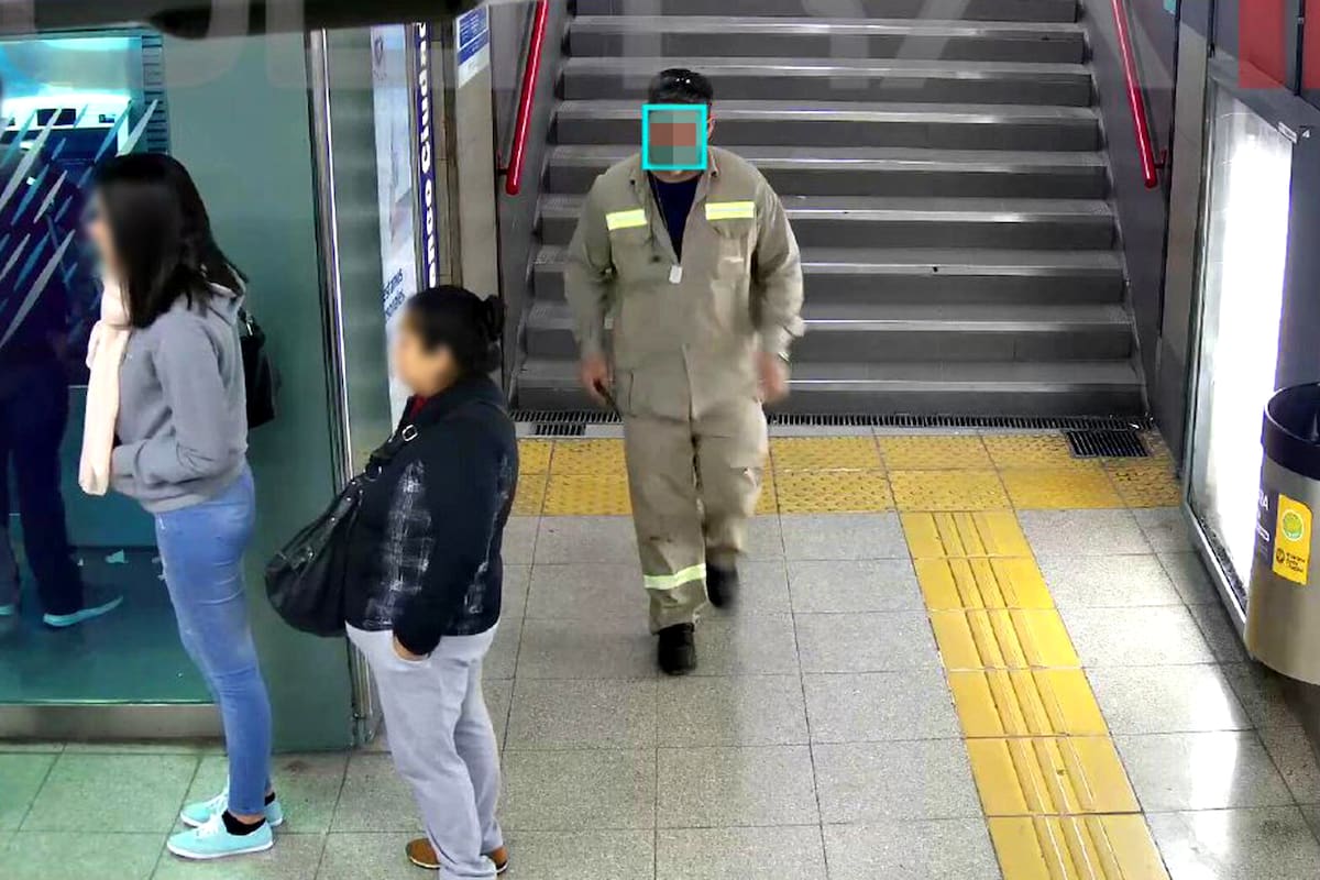 El sistema de reconocimiento facial en acción