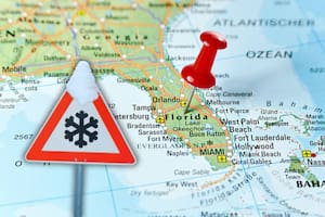 El sistema frontal que atraviesa gran parte de Estados Unidos continuaría su desplazamiento en dirección a Florida durante el fin de semana
