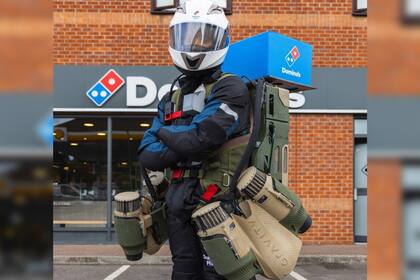 El sistema llamó la atención por su velocidad y eficacia (Foto Instagram @dominos_uk)