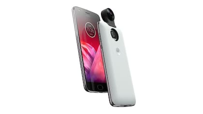 El sistema Moto Mod 360 también es compatible con todos los teléfonos Moto Z