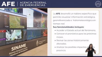 El Sistema Nacional de Alerta y Monitoreo de Emergencias será fundamental para la protección de la población durante el Súper Niño
