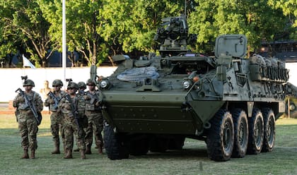 El sistema Stryker está diseñado para un despliegue rápido y trasladando infantería de manera ágil