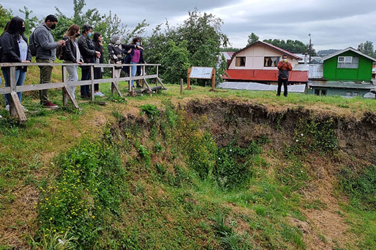 El sitio arqueológico Pilauco, donde se halló el artefacto