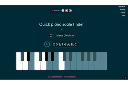 El sitio con herramientas musicales de Sébastien