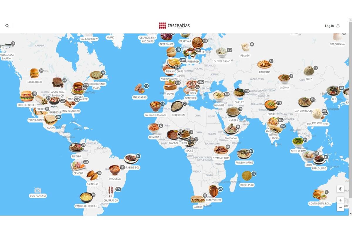 El sitio de TasteAtlas