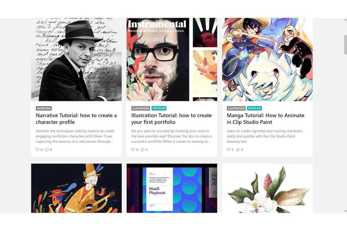 El sitio de Domestika