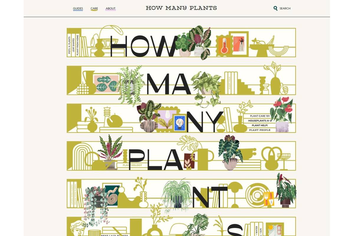 El sitio de HowManyPlants
