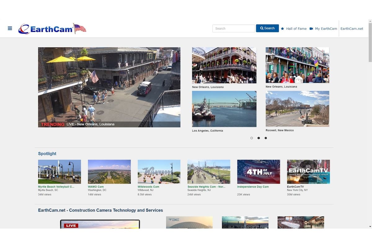 El sitio de EarthCam