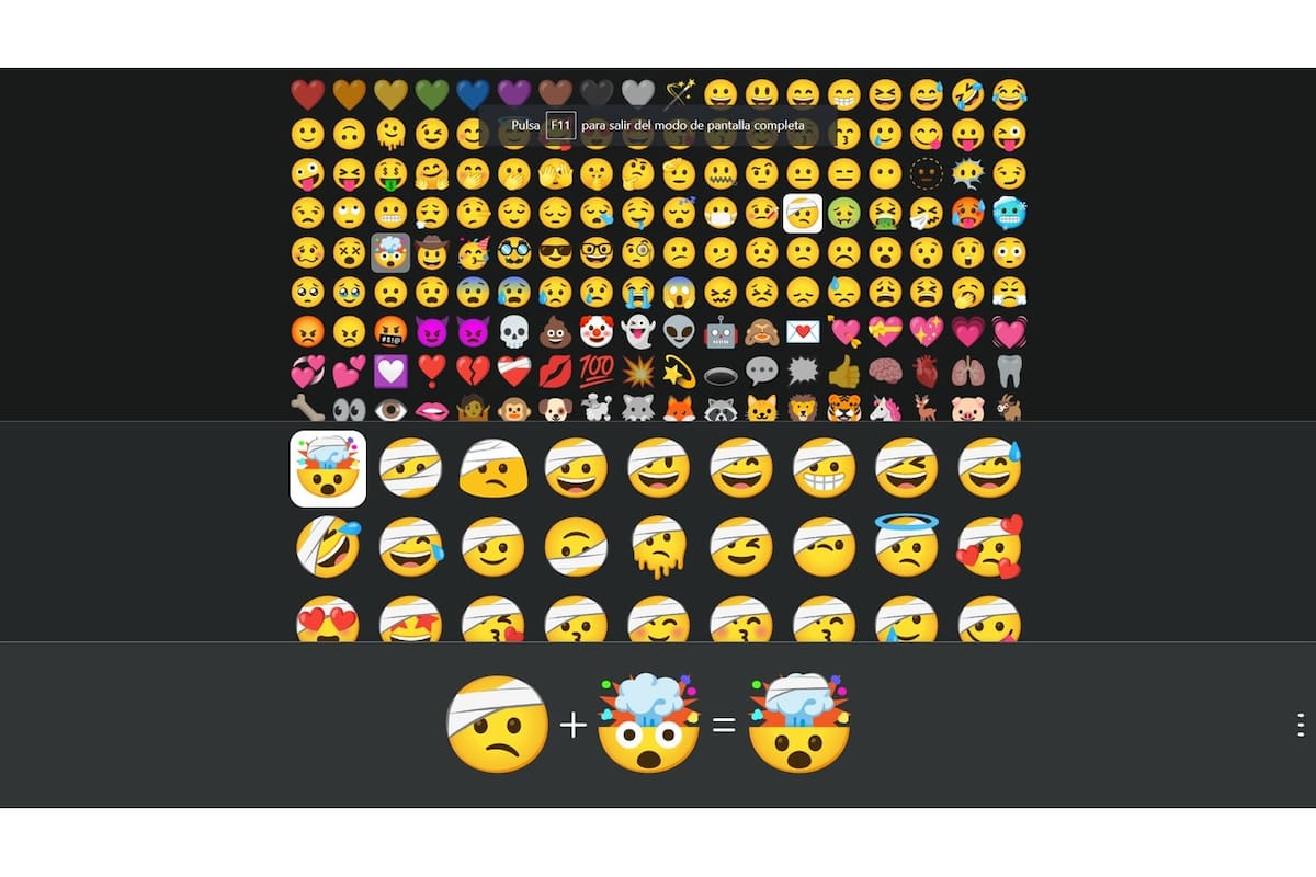 El sitio de Emoji Kitchen