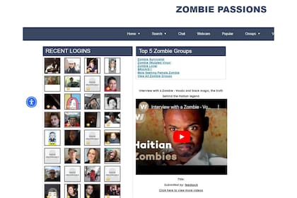El sitio de Zombie Passions