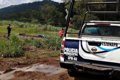 El sitio dónde fue hallado el cuerpo del periodista Julio Valdivia, en Tezonapa, Veracruz, México
