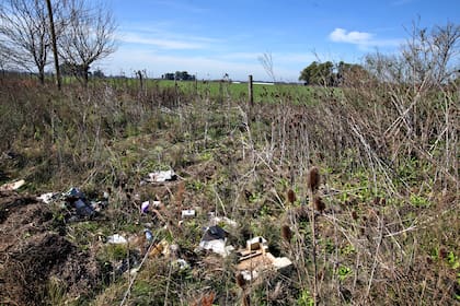 El sitio donde fueron encontrados los cuerpos