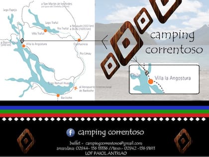 El sitio en disputa, en el mapa