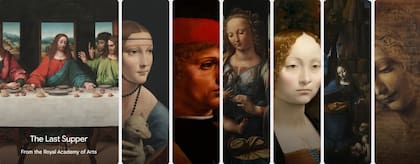El sitió reúne por primera vez sus pinturas más importantes