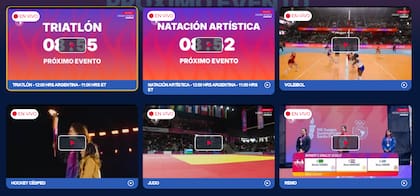 El sitio web Panam Sports Channel transmite en vivo todas las disciplinas de los Juegos Suramericanos