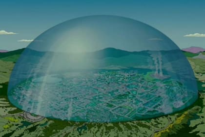 El sitio web relacionó los nuevos rebrotes del coronavirus con el domo que colocó el gobierno de Estados Unidos en la película de Los Simpson