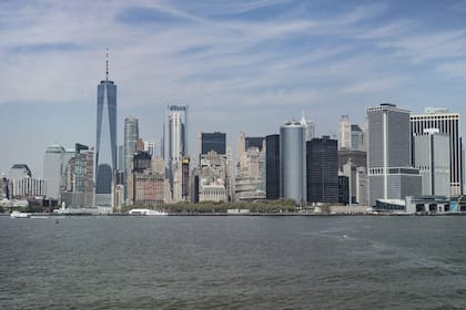 El skyline actual de Nueva York, desde Staten Island