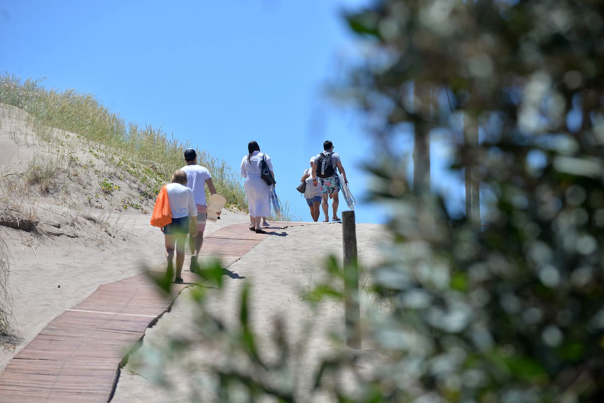 El slogan de la localidad balnearia es "vivir sin prisa"