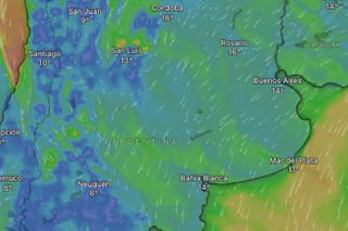 Hay alerta roja, naranja y amarilla por frío, tormentas y Zonda para este viernes 31 de julio: las provincias afectadas