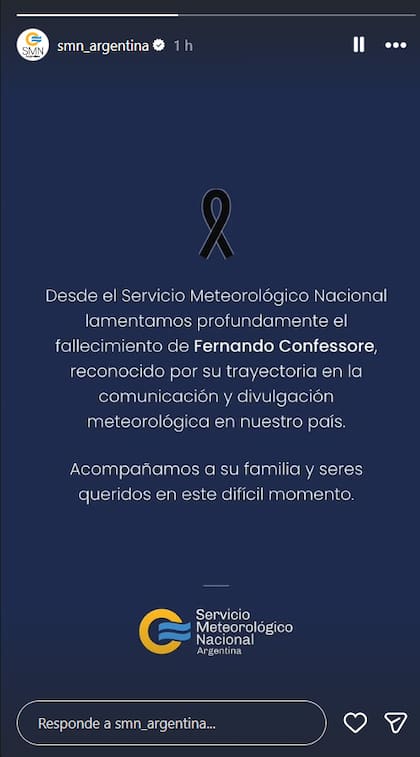 El SMN despidió a Fernando Confessore
