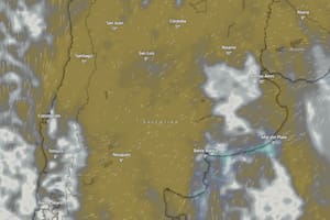 Hay alerta amarilla por tormentas y vientos Zonda y la mínima comenzó en 8 grados en el AMBA