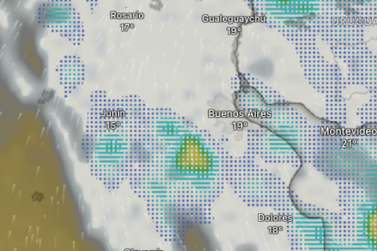 El SMN prevé precipitaciones durante gran parte de este martes en la Ciudad.