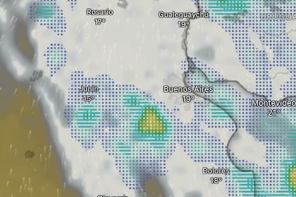 El SMN prevé precipitaciones durante gran parte de este martes en la Ciudad.