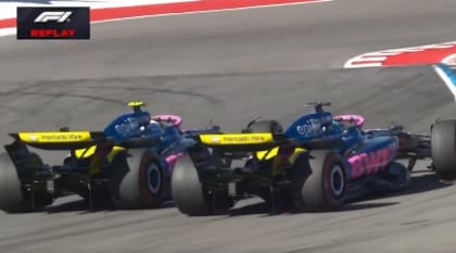 El sobrepaso a su compañero Pierre Gasly ocurrió a dos vueltas del final de la carrera