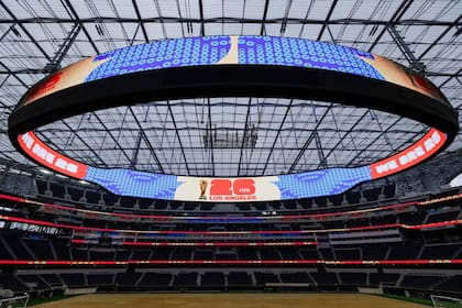El SoFi Stadium, en Los Ángeles, será escenario del partido entre Estados Unidos y Paraguay, el 12 de junio.