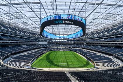 El Sofi Stadium, en Los Angeles, tiene una capacidad de 65.500 espectadores. Será una de las sedes del Mundial FIFA 2026