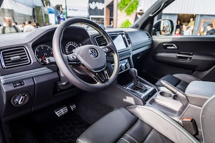 El sofisticado interior de la Amarok V6 Unlimited.