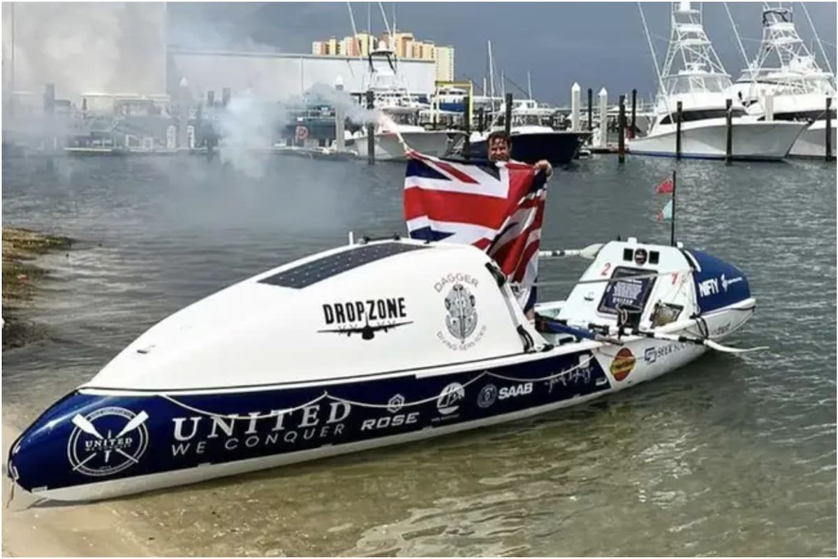 El soldado británico que navegó durante 111 días por el Océano Atlántico
Foto: Instagram @jack59jarvis