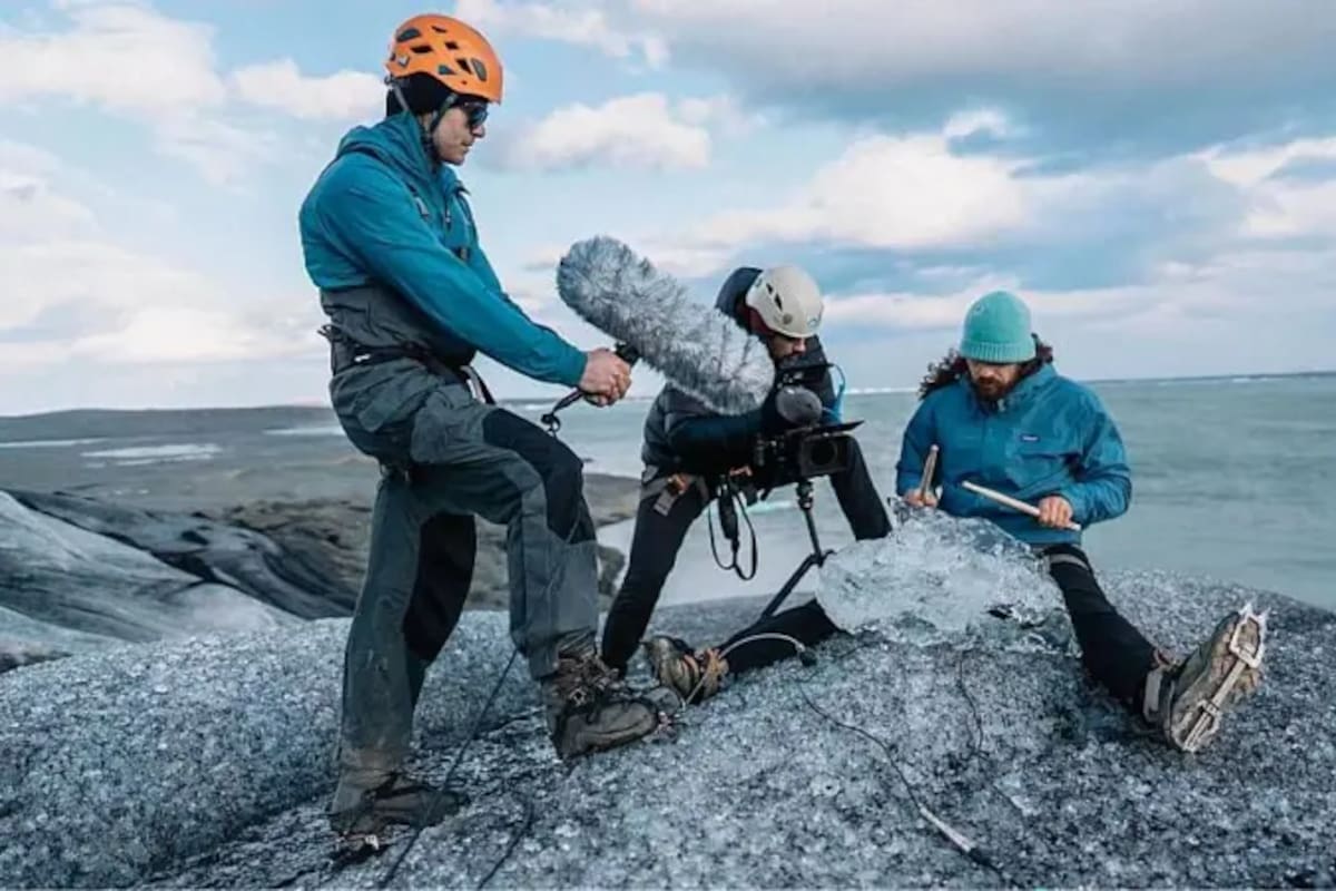 "El sonido puede enseñarnos mucho sobre los glaciares", explicó Vlasis