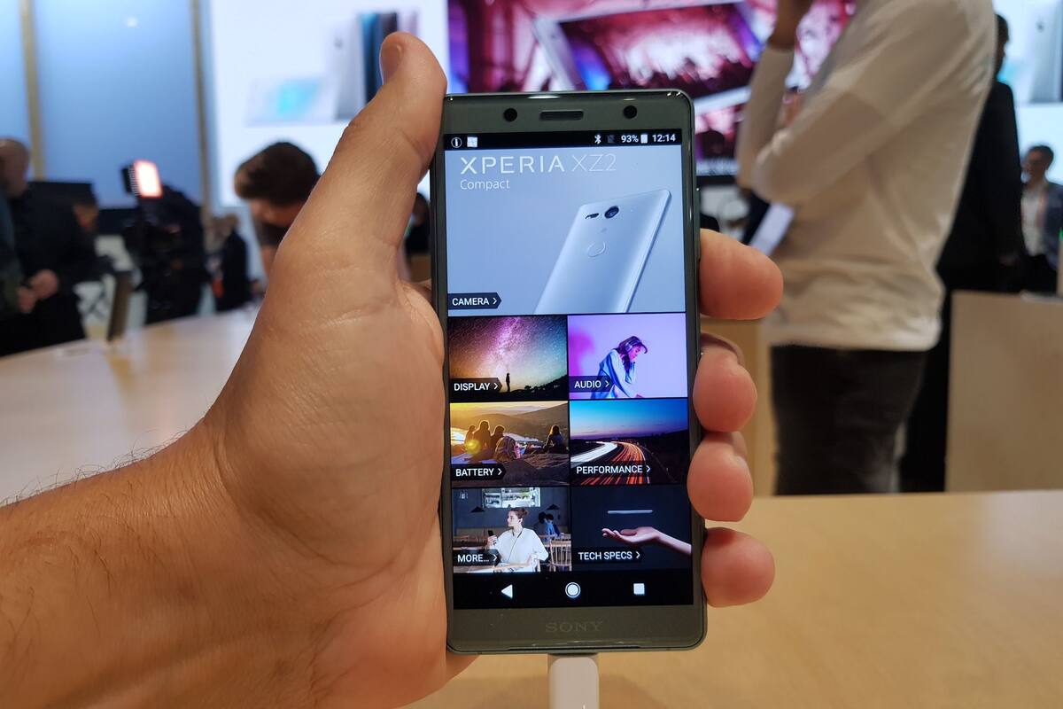 El Sony Xperia XZ2 Compact, con una pantalla de 5 pulgadas