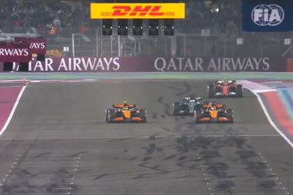 El sorpresivo momento del final, cuando Norris deja ganar en la Sprint a Piastri
