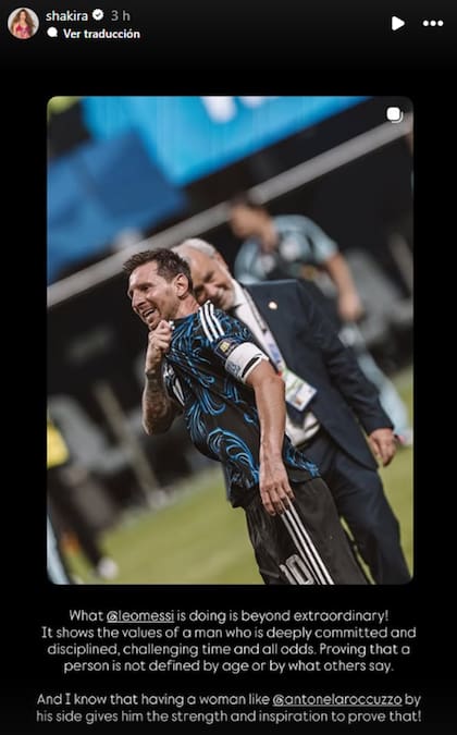 El sorpresivo posteo de Shakira dedicado a Messi y Antonela Roccuzzo
