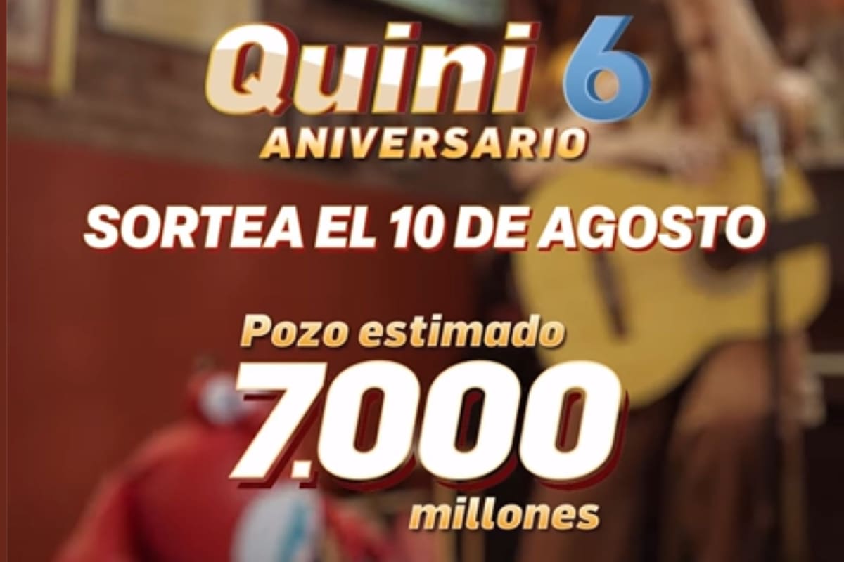 El Sorteo Aniversario del Quini 6 llega de la mano de Soledad Pastorutti